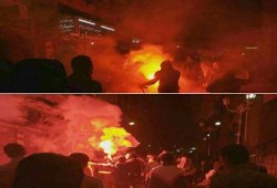 مسيرتين ‫‏لشباب ضد الانقلاب‬ و أولتراس نهضاوى بميدان النعام بعين شمس وميدان الالف مسكن