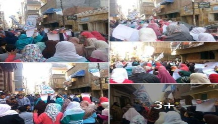 مسيرة حاشدة لثوار كفر الدوار تطالب بإطلاق سراح بنات دمياط