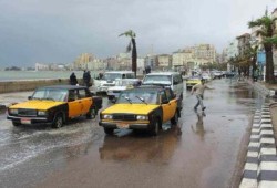 الإسكندرية.. شلل مروري وإغلاق بوغاز الإسكندرية والدخيلة بسبب الأمطار
