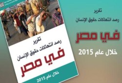 التقرير السنوي للمنظمة العربية لحقوق الإنسان ببريطانيا لعام 2015