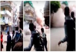 نحس السيسي.. ننشر فيديو لحظة انهيار عقار سكني في منطقة فيكتوريا بالإسكندرية