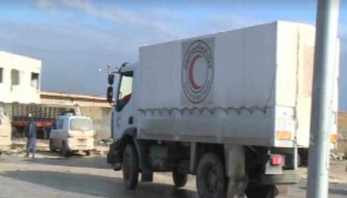 قافلة مساعدات بمضايا وشاب يقضي جوعا