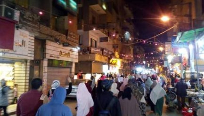 تظاهرة ليلية بمدينة بنى سويف فى ختام فعاليات "الثورة جامعة"