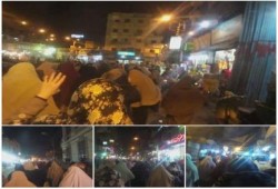 مسيرة بــ "مدينة بنى سويف" تدعو للإحتشاد ضد إرهاب الانقلاب