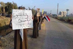 أحرار الفيوم يواصلون نضالهم في ثالث أيام "الوفاء للثورة"