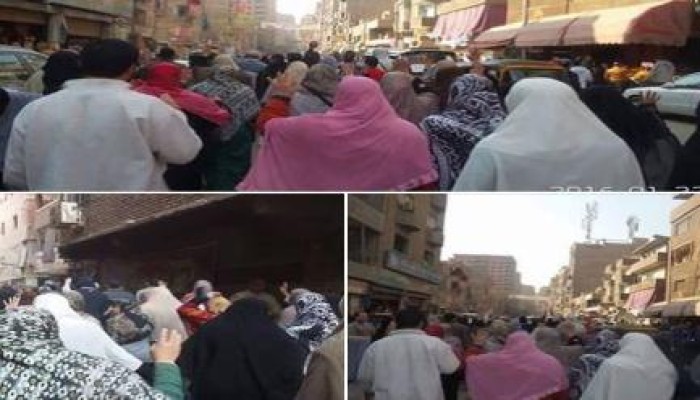 مسيرة حاشدة لثوار حدائق حلوان ضد الانقلاب
