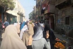 ثوار بني سويف يتنفضون من جديد ضد الانقلاب