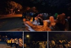 ثوار ‫الضباعنة‬ ببنى سويف ينتفضون دعما لإكمال ثورتنا