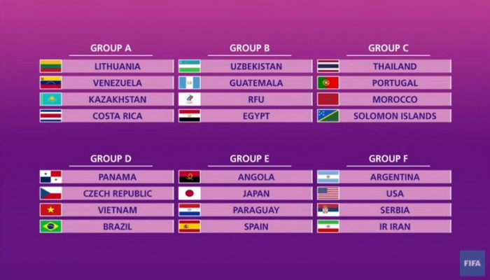 مواجهات قوية لمنتخب مصر في مونديال الصالات