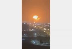 دبي.. انفجار هائل في ميناء جبل علي