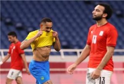البرازيل تطيح بمصر خارج أولمبياد طوكيو