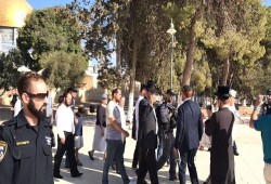 مستوطنون يقتحمون باحات المسجد الأقصى