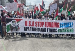 تظاهرتان في أمريكا دعمًا لفلسطين