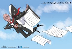 سعيّد والانقلاب على مواد الدستور