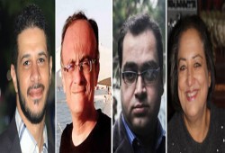 أمن الإنقلاب يحتجز والدة العليمى بعد إنتهاء جلسة محاكمته