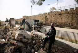 "أوروبيون لأجل القدس" تدين تجريف الاحتلال المقبرة اليوسفية