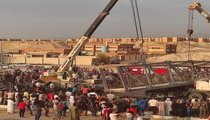 مصرع شخصان وإصابة ثالث في انهيار جسر مشاة جنوبي سيناء
