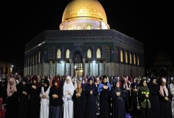 استعدادات واسعة لإحياء "فجر الصابرين" في المسجد الأقصى غدا