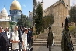 تقرير يكشف انتهاكات الاحتلال في "الأقصى" و"الإبراهيمي" خلال فبراير