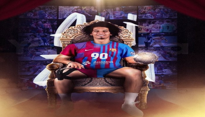 علي زين “لاعب برشلونة” يغادر منصة الاحتفال بسبب الخمر