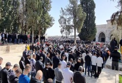 أكثر من 50 ألف مصل أدوا الجمعة في الأقصى