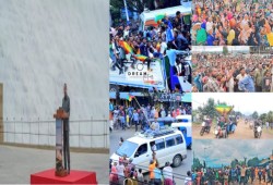 إثيوبيون يحتفلون بحجز المياه وانتاج كهرباء السد.. والسيسي يقطع عن المصريين الكهرباء ترشيدا للاستهلاك