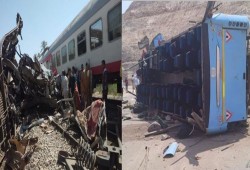 قطار بالشرقية واتوبيس بالجلالة .. مصرع وإصابة 81 مصريا في 24 ساعة
