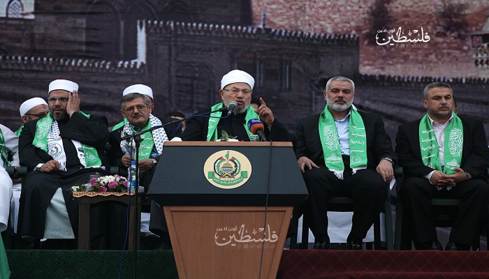 جهود الدكتور القرضاوي في نصرة القضية الفلسطينية