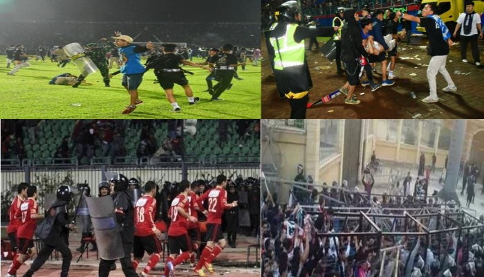 "بورسعيد" و"دفاع جوي" جديد .. العساكر يخلفون قتلى وجرحي في مباراة كرة قدم بإندونيسيا