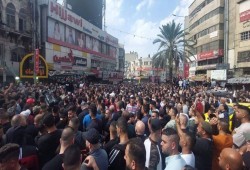 جماهير غفيرة بنابلس تشيع الشهيد الكيلاني