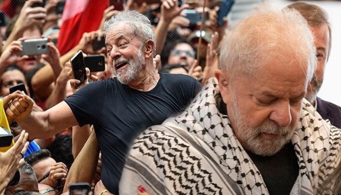 عودة داسيلفا نصير فلسطين وترحيب عربي بانتخابه رئيسا للبرازيل