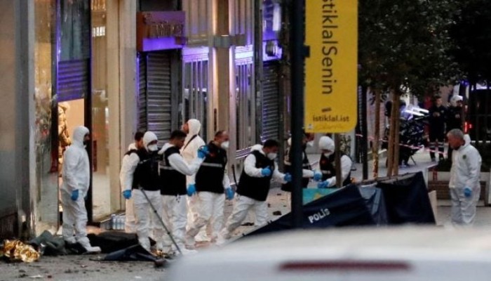 6 قتلى و53 جريحا في انفجار شارع الاستقلال بمنطقة تقسيم