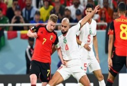 المغرب يحقق فوزا تاريخيا على بلجيكا ويتصدر المجموعة السادسة بكأس العالم