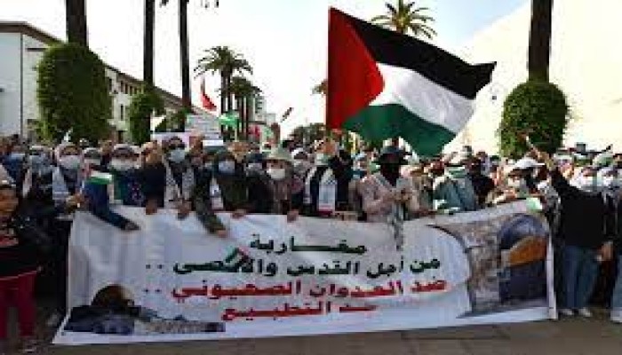 احتجاجات واسعة في المغرب ضد التطبيع مع الاحتلال