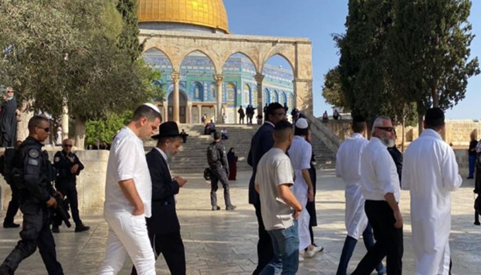 عشرات المستوطنين يقتحمون "الأقصى" بحراسة مشددة