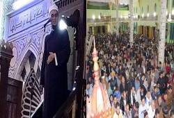 أهالي "بني عبيد" يودعون محفظ قرآن بعد صلاته الحنازة على أحد جيرانه