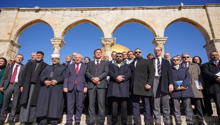 وفد أوروبي يزور المسجد الأقصى