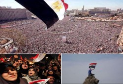 قبل ساعات من الذكرى الـ12لـ ثورة (25يناير) و"جددتي الأمل فينا يا ليلة العيد"