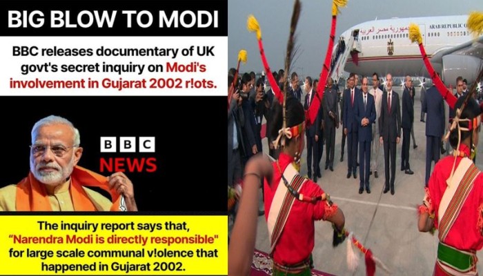 "BBC" تفضح قاتل المسلمين ناردينا مودي بالتزامن مع زيارة السيسي!