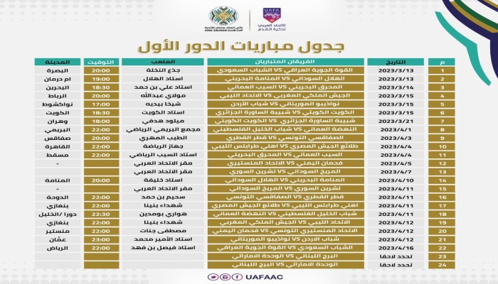 الطلائع يواجه أهلي طرابلس في بطولة الأندية العربية