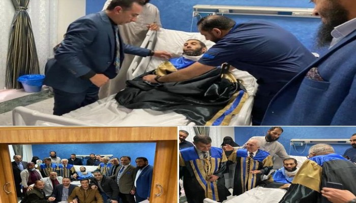 في سابقة تعليمية .. محمود وهبة يحصل على الدكتوراه من غرفة العناية المركزة