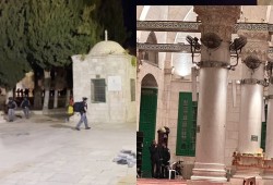 الاحتلال يقتحم الأقصى ويخرج المعتكفين