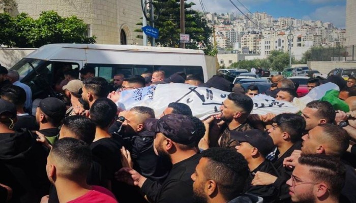 بعد احتجاز جثامينهم 55 يوماً.. تشييع 3 شهداء في نابلس