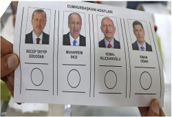 الإعادة أصبحت أقرب بعد فرز 96% من الأصوات.. أردوغان 49.67 % مقابل 44.59% لأوغلو