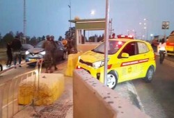 إصابة جندي صهيوني بعملية طعن برام الله واستشهاد المنفذ