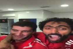 تحريض على لاعبي الأهلي.. هتفوا لأبو تريكة بحضور نجله بغرفة الملابس