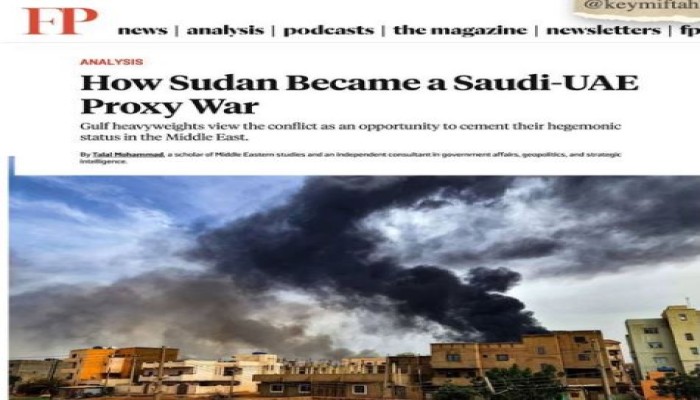 فورين بوليسي:  السعودية والإمارات يتصارعان بالسودان