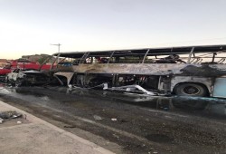 ماتوا حرقًا.. مصرع 34 شخصًا فى حادث سير بولاية تمنراست بالجزائر