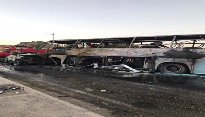 ماتوا حرقًا.. مصرع 34 شخصًا فى حادث سير بولاية تمنراست بالجزائر
