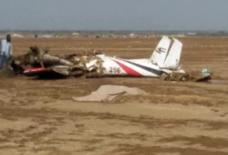 مصرع 9 أشخاص في تحطم طائرة مدنية بسبب عطل فنى بمطار بورتسودان